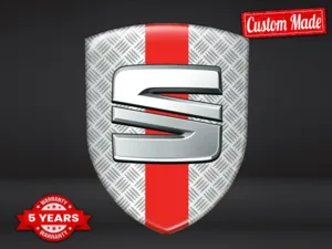 Seat Emblemas Auto Resistentes Limitados Alta Calidad